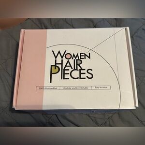 Human Hair Topper Piece Blonde